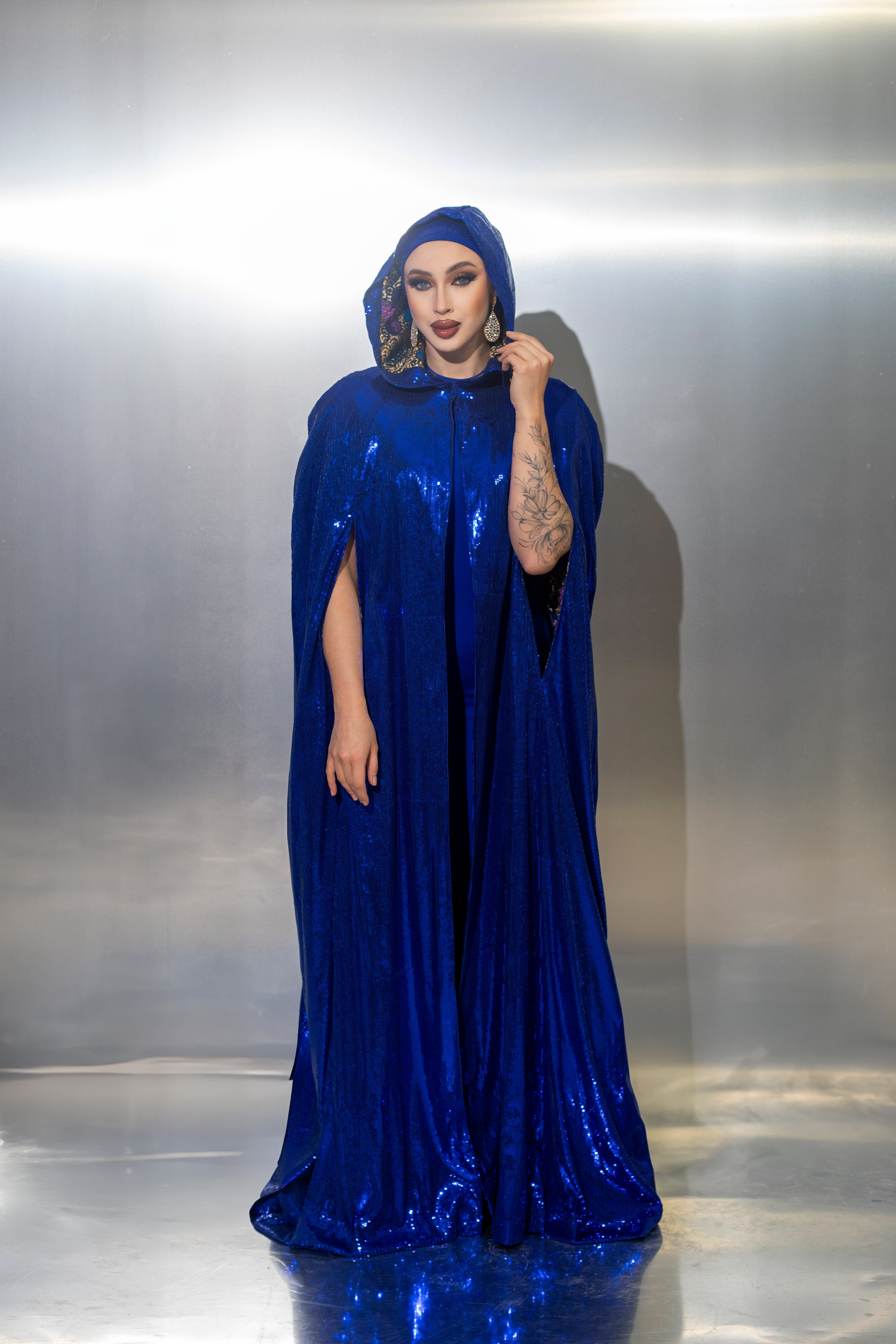 Elegant Hooded Cloak — The Wifey Collection