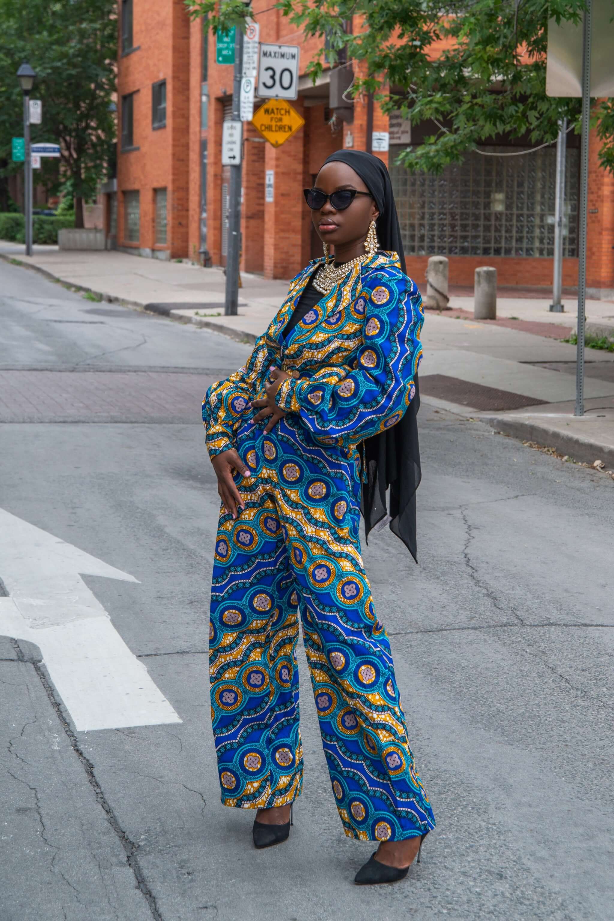 Azzura  jumpsuit - The Wifey Collection, modest fashion 